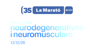 Logo de la 35 Marató, malalties neurodegeneratives i neuromusculars